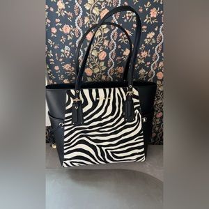 Brand New Michael Kors Zebra Print Purse